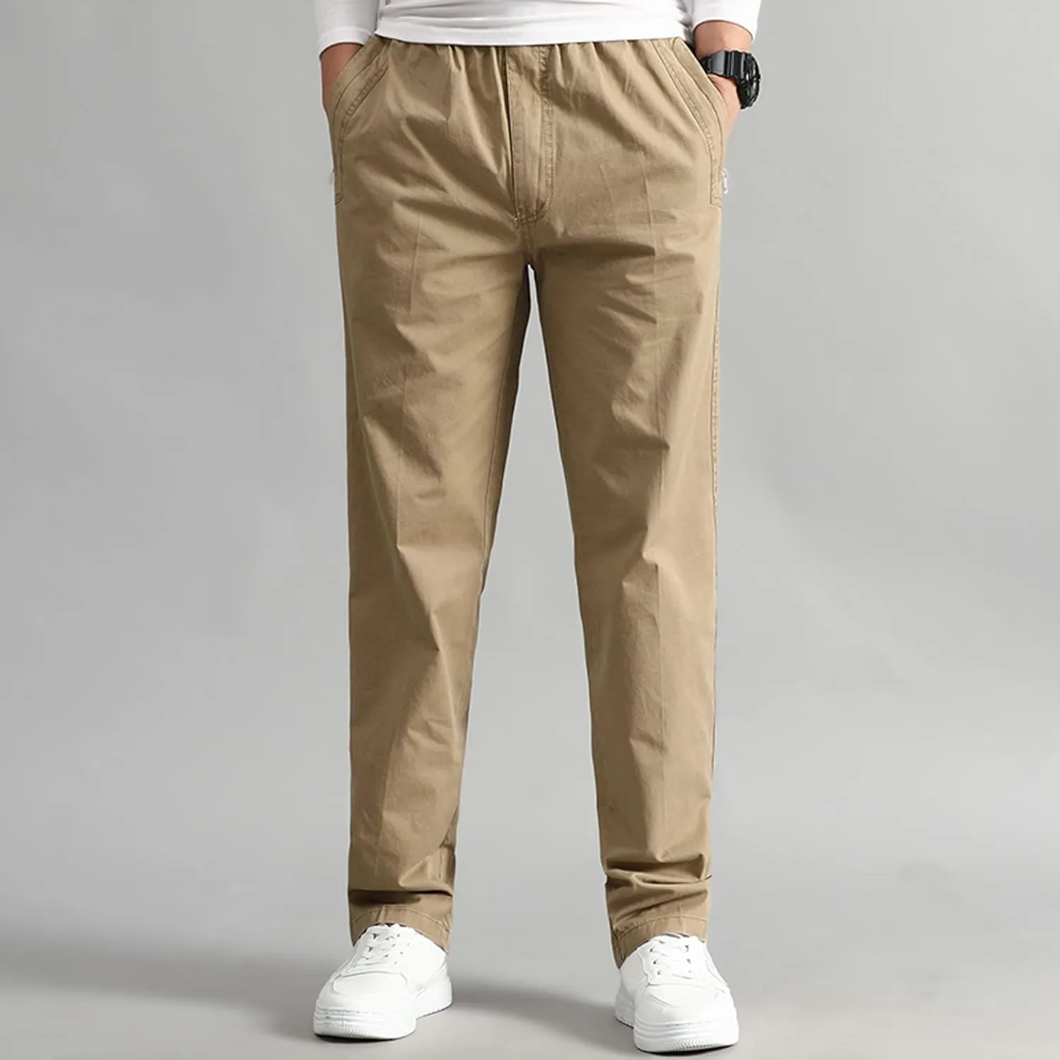 Cargo Sweatpants for Men Big and Tall Cargo Track Pants Men Loose Fit Men's Lightweight Ripstop Tactical Cargo Pants