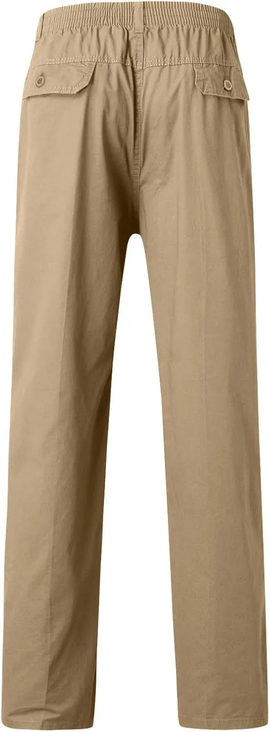 Cargo Sweatpants for Men Big and Tall Cargo Track Pants Men Loose Fit Men's Lightweight Ripstop Tactical Cargo Pants