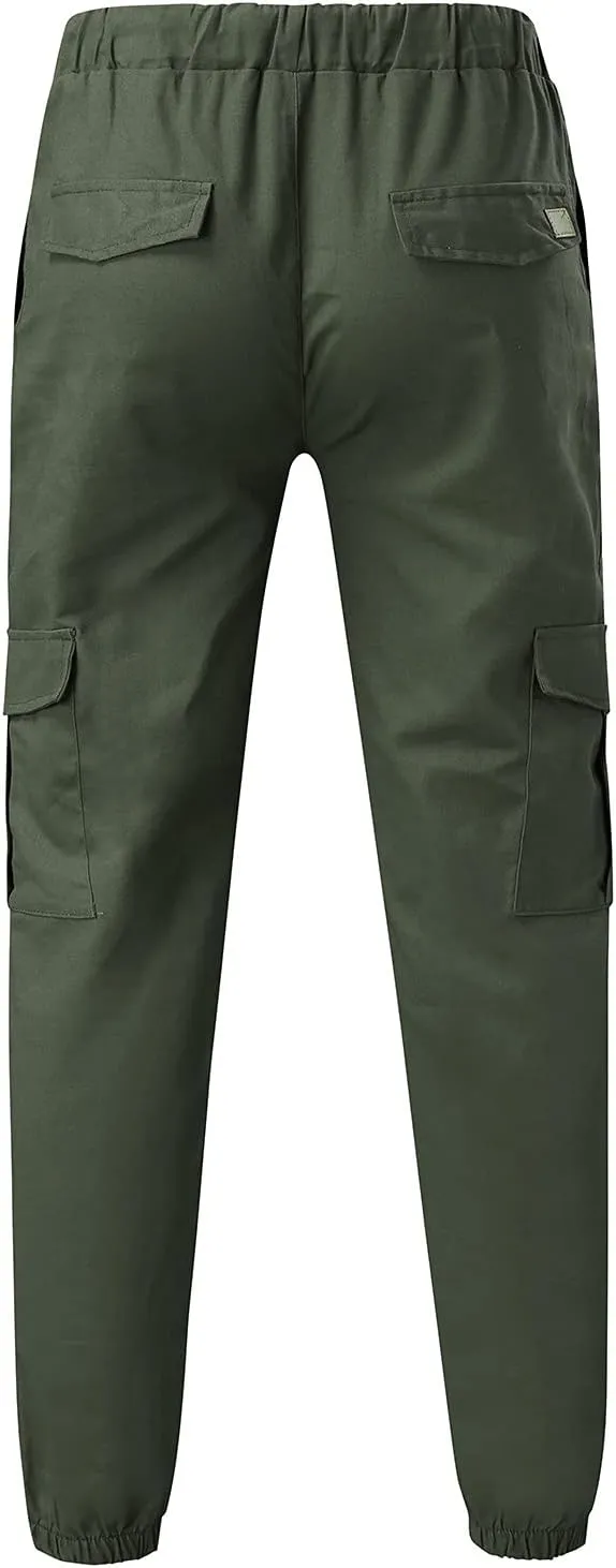Cargo Sweatpants for Men Big and Tall Long Trousers Men Athletic Jogger Sports Outdoor Trousers Men's Sweatpants with
