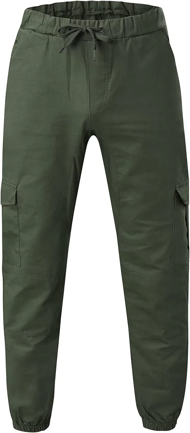 Cargo Sweatpants for Men Big and Tall Long Trousers Men Athletic Jogger Sports Outdoor Trousers Men's Sweatpants with