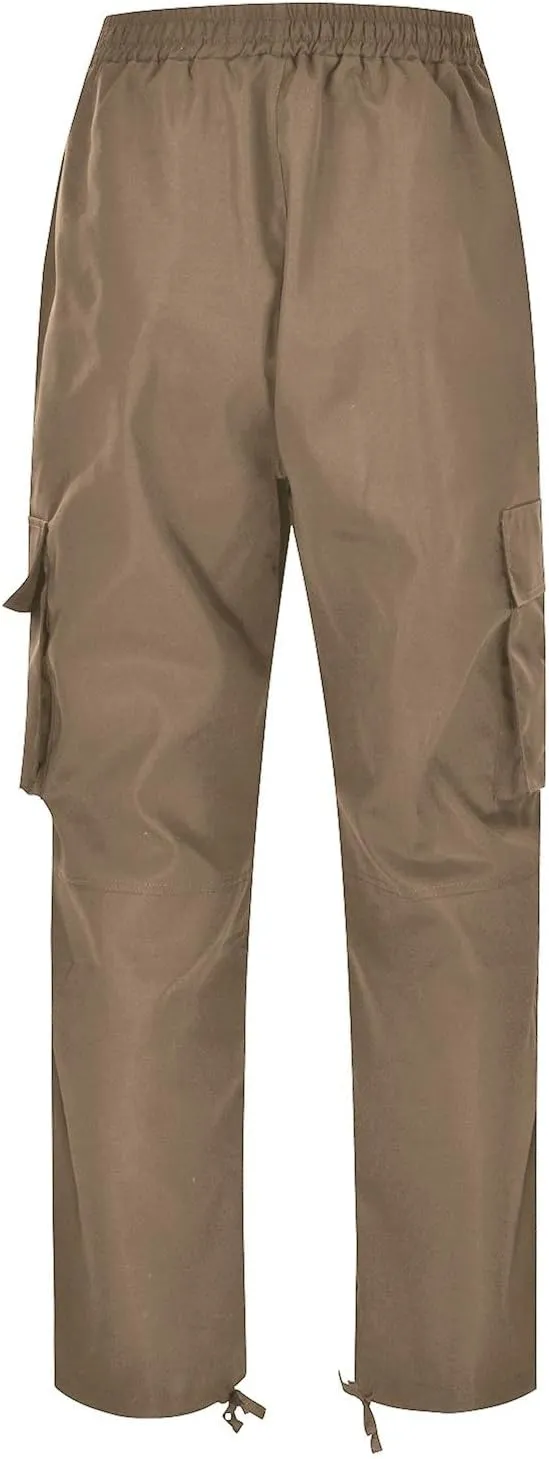 Cargo Track Pants for Men Casual Lounge Jogging Athletic Pants with Pockets Drawstring Loose Fit Travel Sweatpants