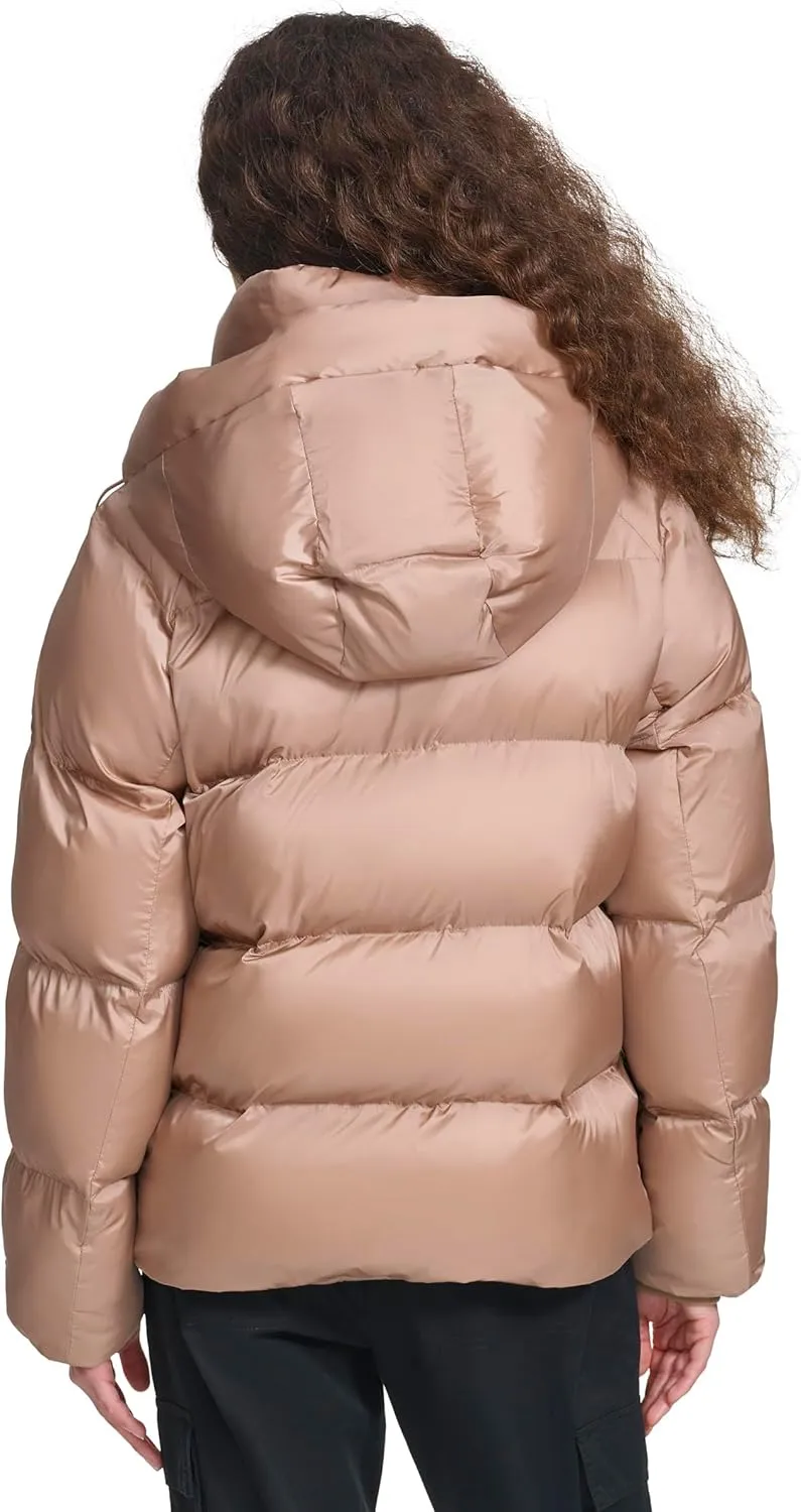Champion Women's Quilted Mid-Weight Puffer Jacket with Hood