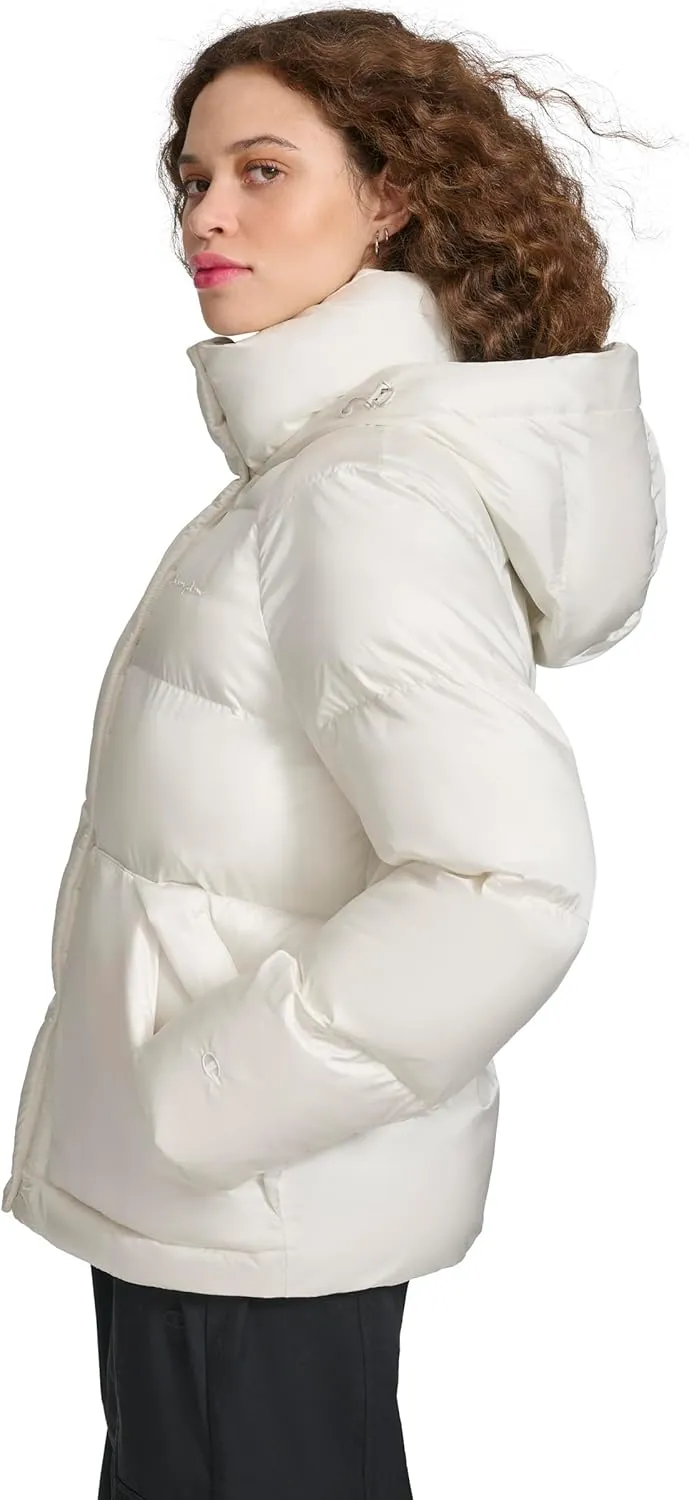Champion Women's Quilted Mid-Weight Puffer Jacket with Hood