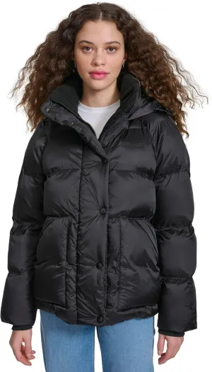 Champion Women's Quilted Mid-Weight Puffer Jacket with Hood
