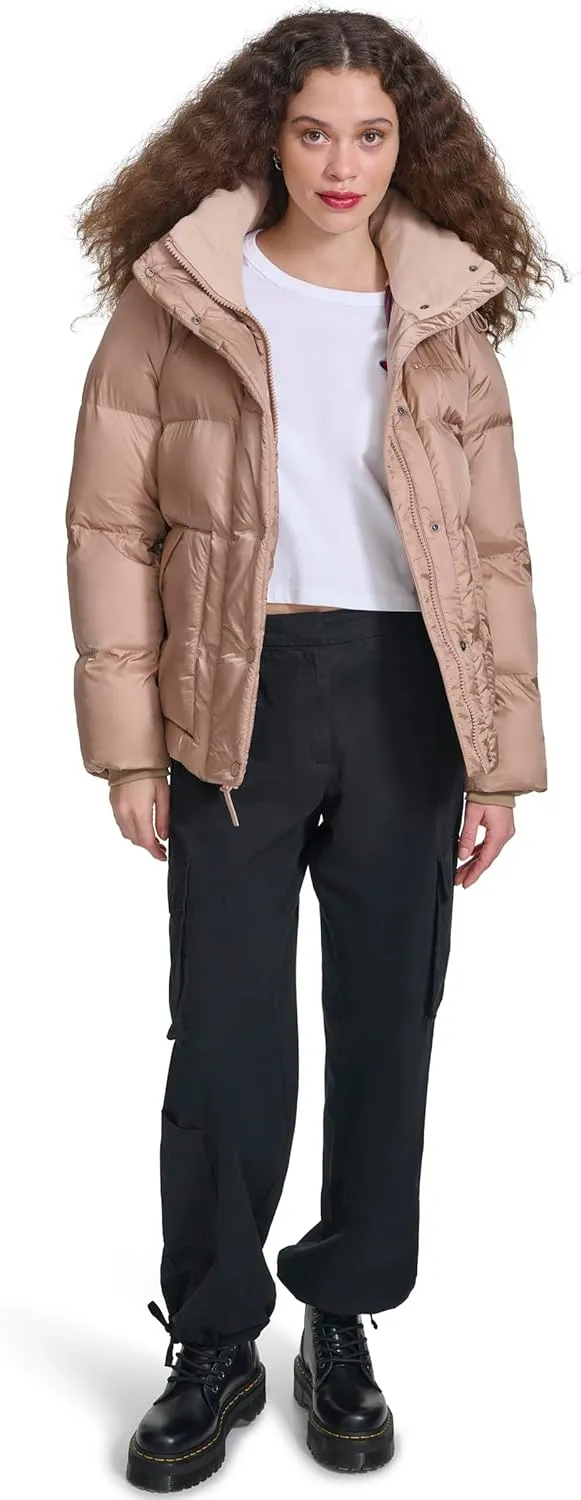 Champion Women's Quilted Mid-Weight Puffer Jacket with Hood
