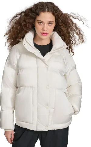 Champion Women's Quilted Mid-Weight Puffer Jacket with Hood
