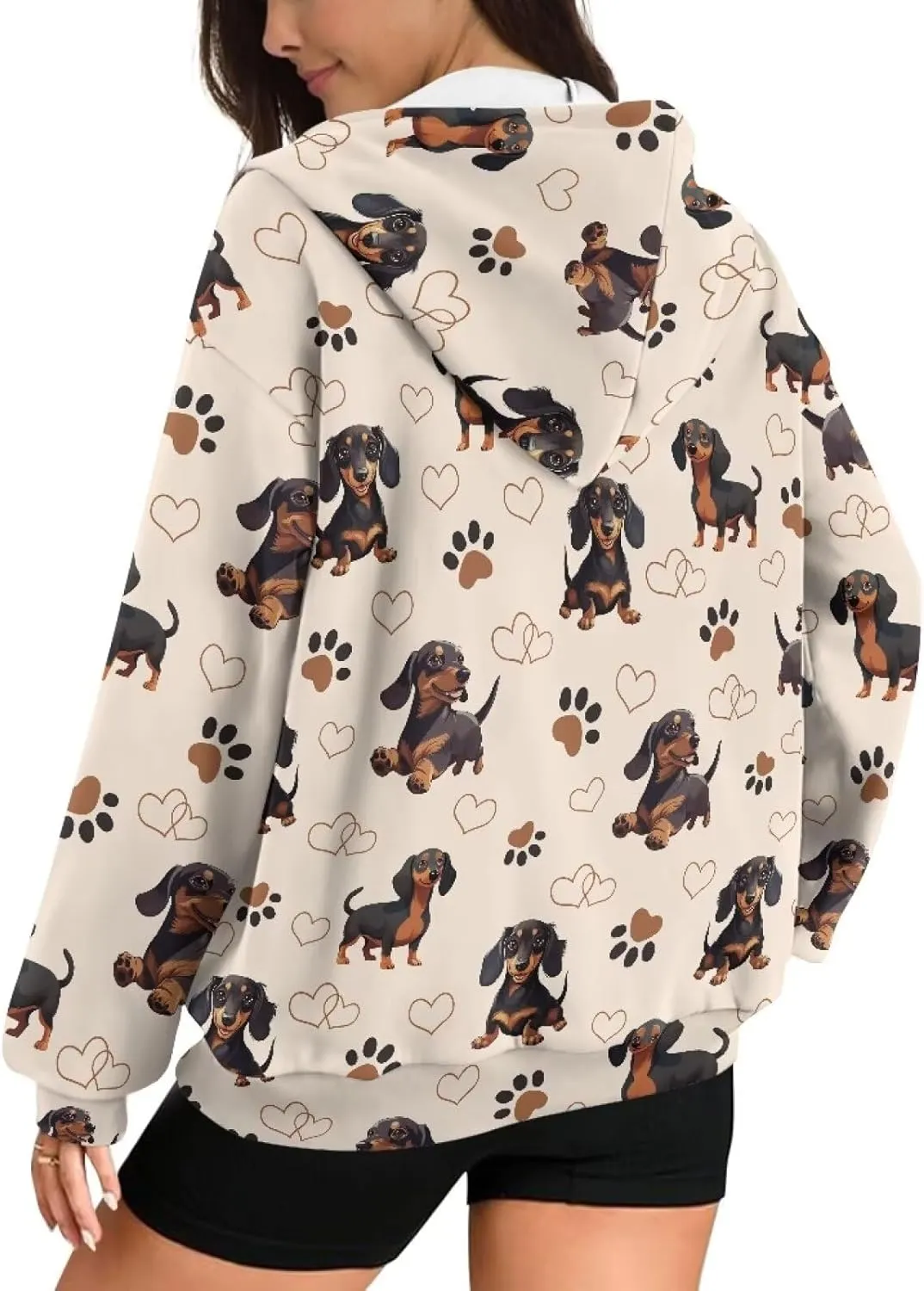 Christmas Sweatshirt for Women Jackets Casual Loose Plus Size Hoodies Zip Up Lightweight Long Sleeve Oversized