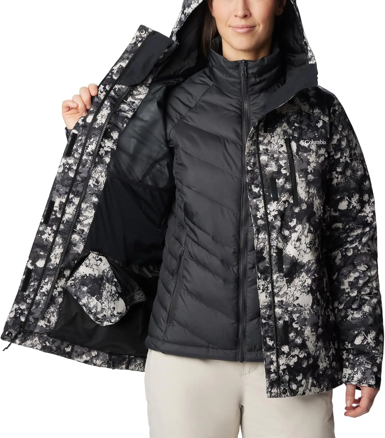 Columbia Womens Whirlibird IV Interchange Winter Jacket, Waterproof & Breathable