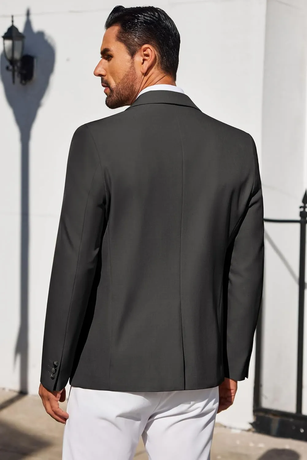COOFANDY Men's Blazer Business Suit Jacket Slim Fit Two Button Casual Sport Coats
