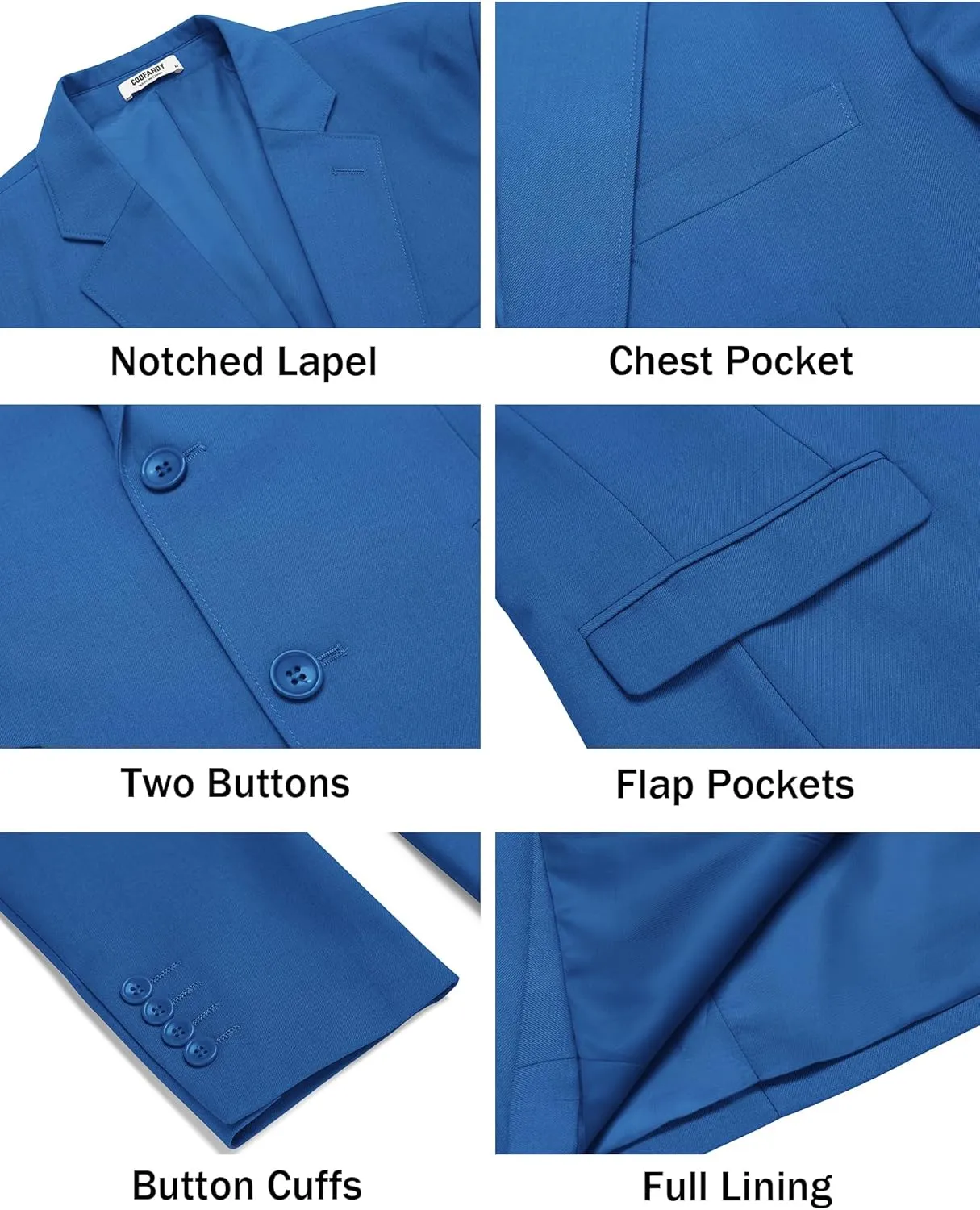 COOFANDY Men's Casual Blazer Lightweight Sport Coats Two Buttons Slim Fit Suit Jacket for Business Wedding Dress