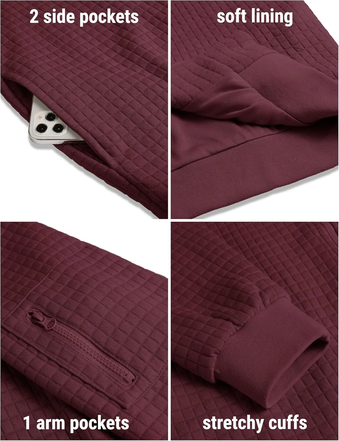 COOFANDY Mens Casual Jackets Lightweight Fall Bomber Jacket Full Zip Knit Sweater Jacket Varsity Coat