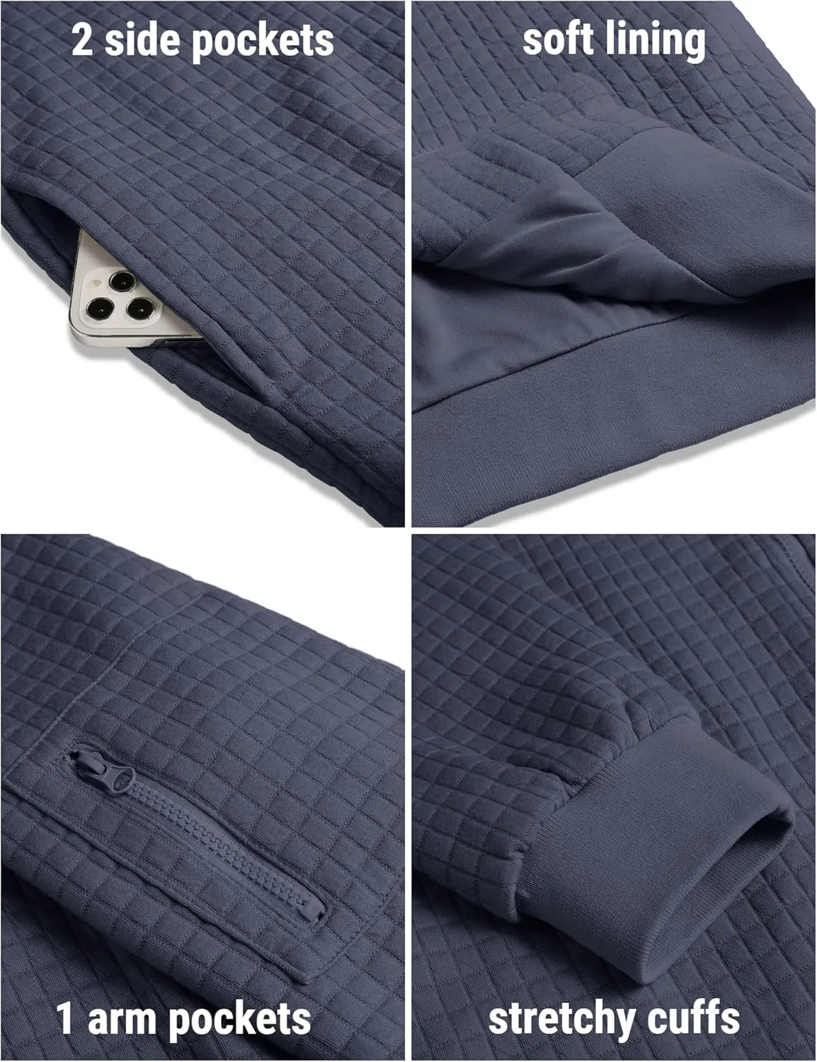 COOFANDY Mens Casual Jackets Lightweight Fall Bomber Jacket Full Zip Knit Sweater Jacket Varsity Coat