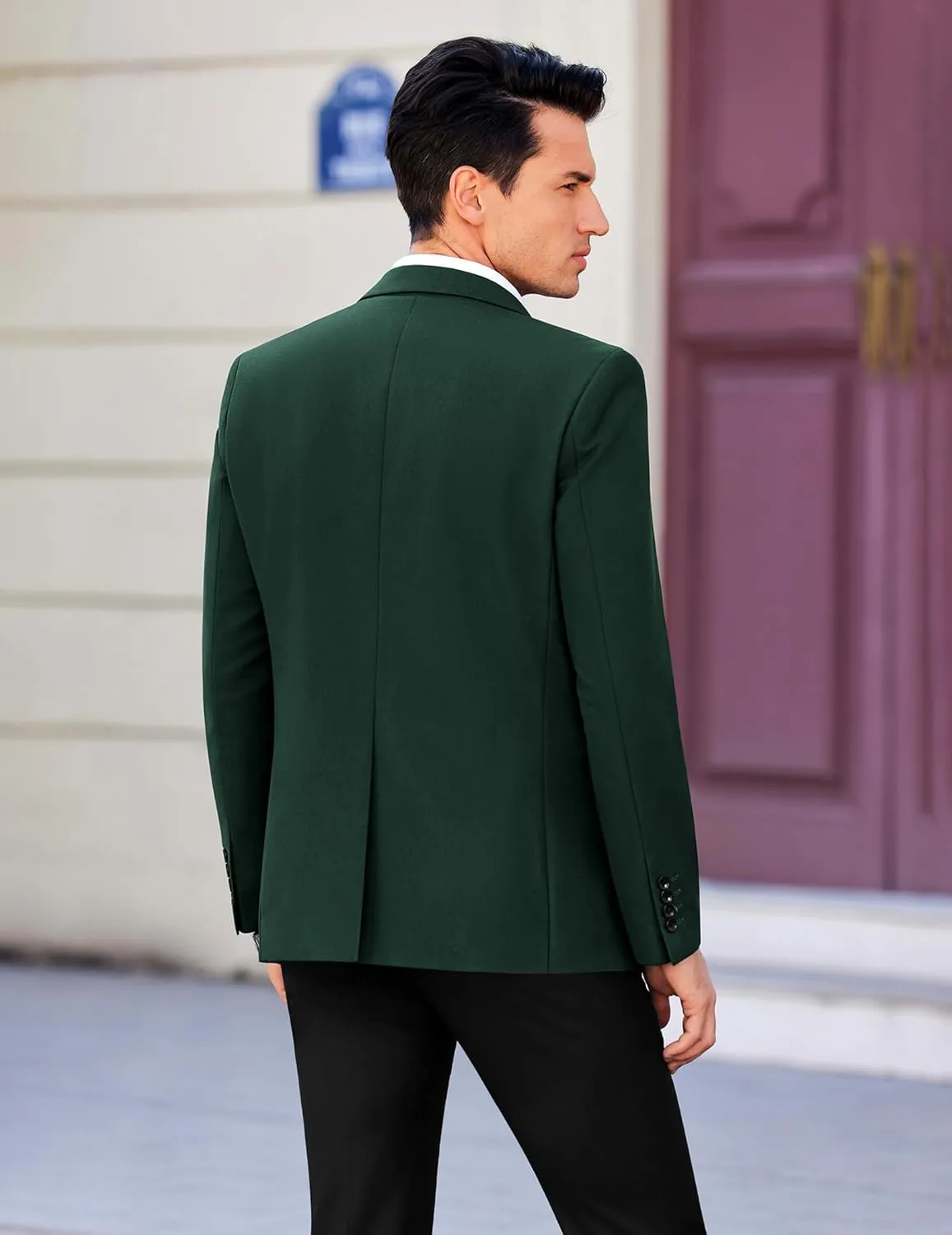 COOFANDY Mens Casual Sport Coat Slim Fit Lightweight Blazers Jacket Two Button Business Suit Jackets