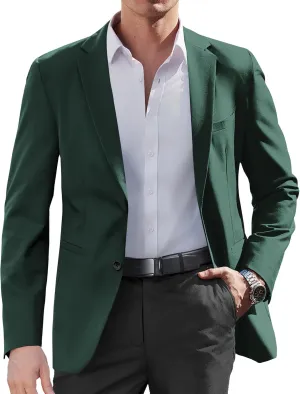COOFANDY Mens Casual Sport Coat Slim Fit Lightweight Blazers Jacket Two Button Business Suit Jackets