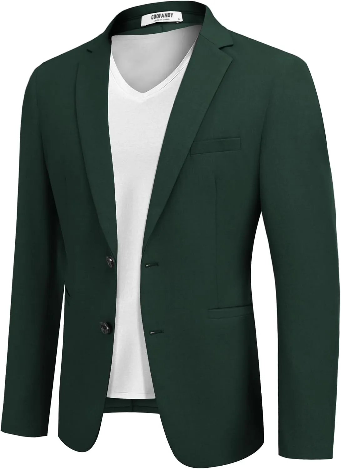 COOFANDY Mens Casual Sport Coat Slim Fit Lightweight Blazers Jacket Two Button Business Suit Jackets