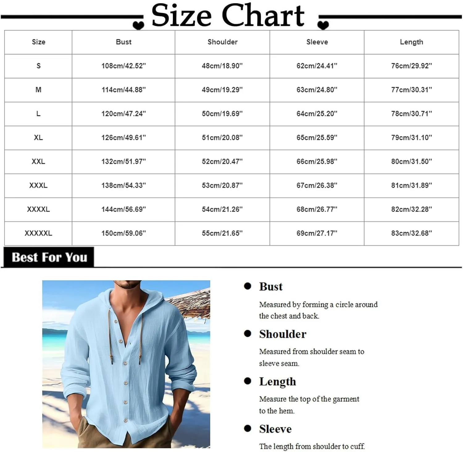 Cotton Linen Shirts for Men Button Drawstring Long Sleeve Tops with Hood Casual Breathable Summer Beach Hoodie