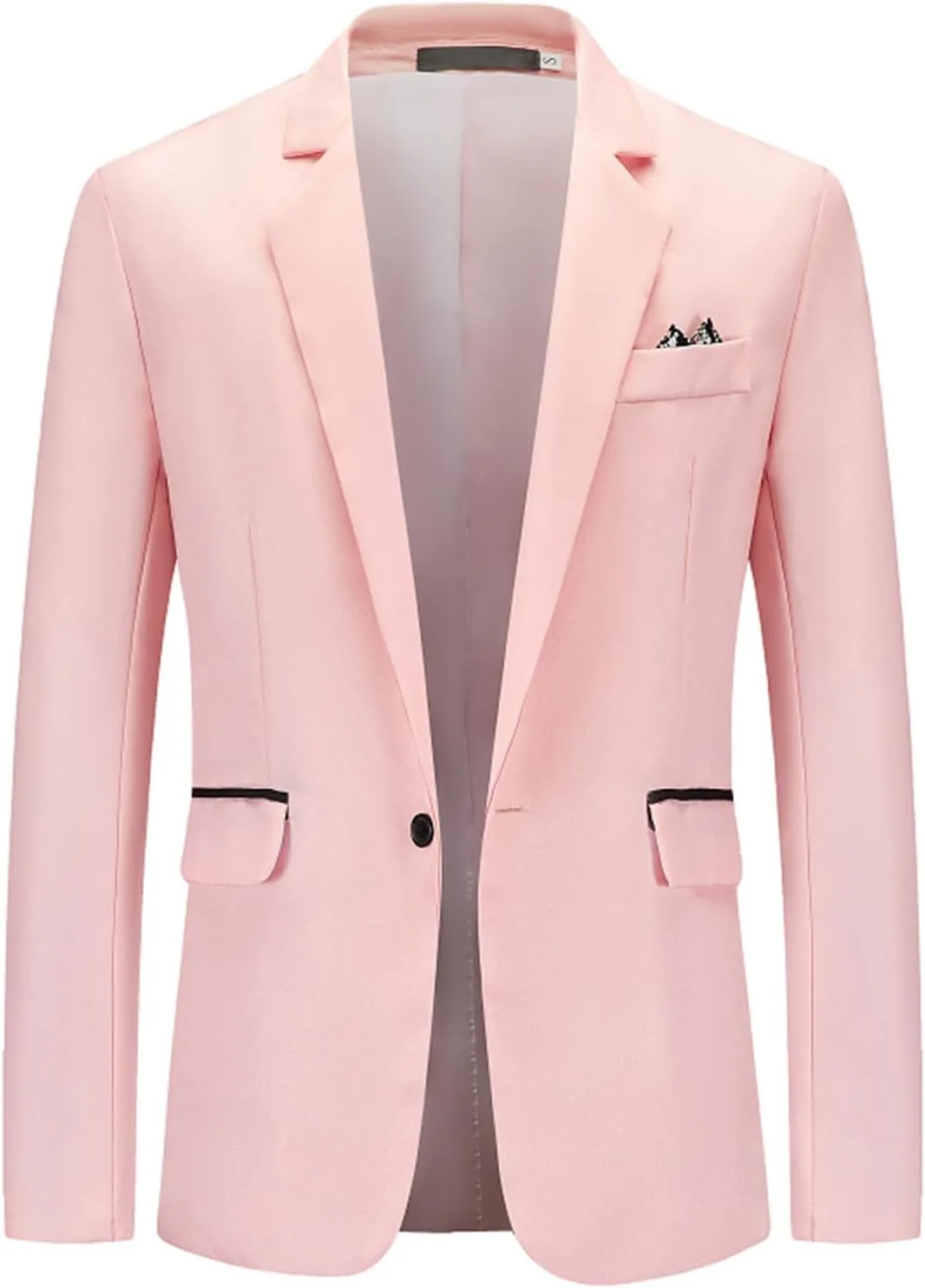 CRNTCEM Men's Casual Suit Blazer Jackets Solid Color Lightweight Slim Fit Wedding Prom Business Office Work Formal Outwear