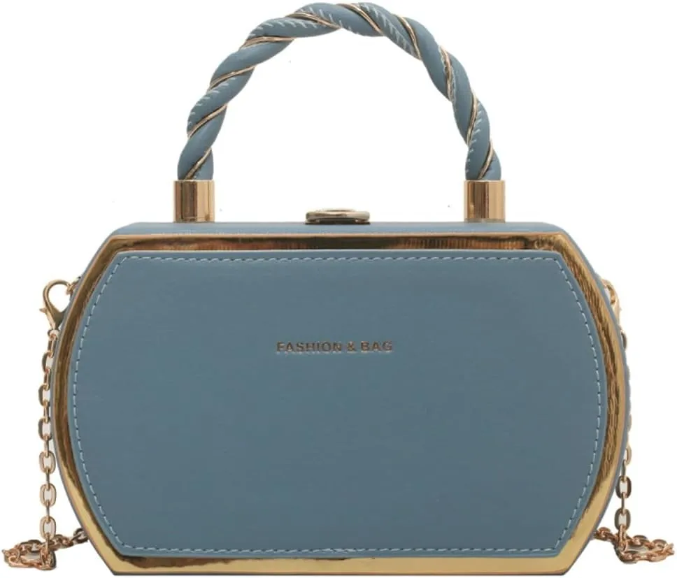 Crossbody Bag PU Leather Square bag for Women Top Handle Purses Satchel Handbags Shoulder Bag 2025