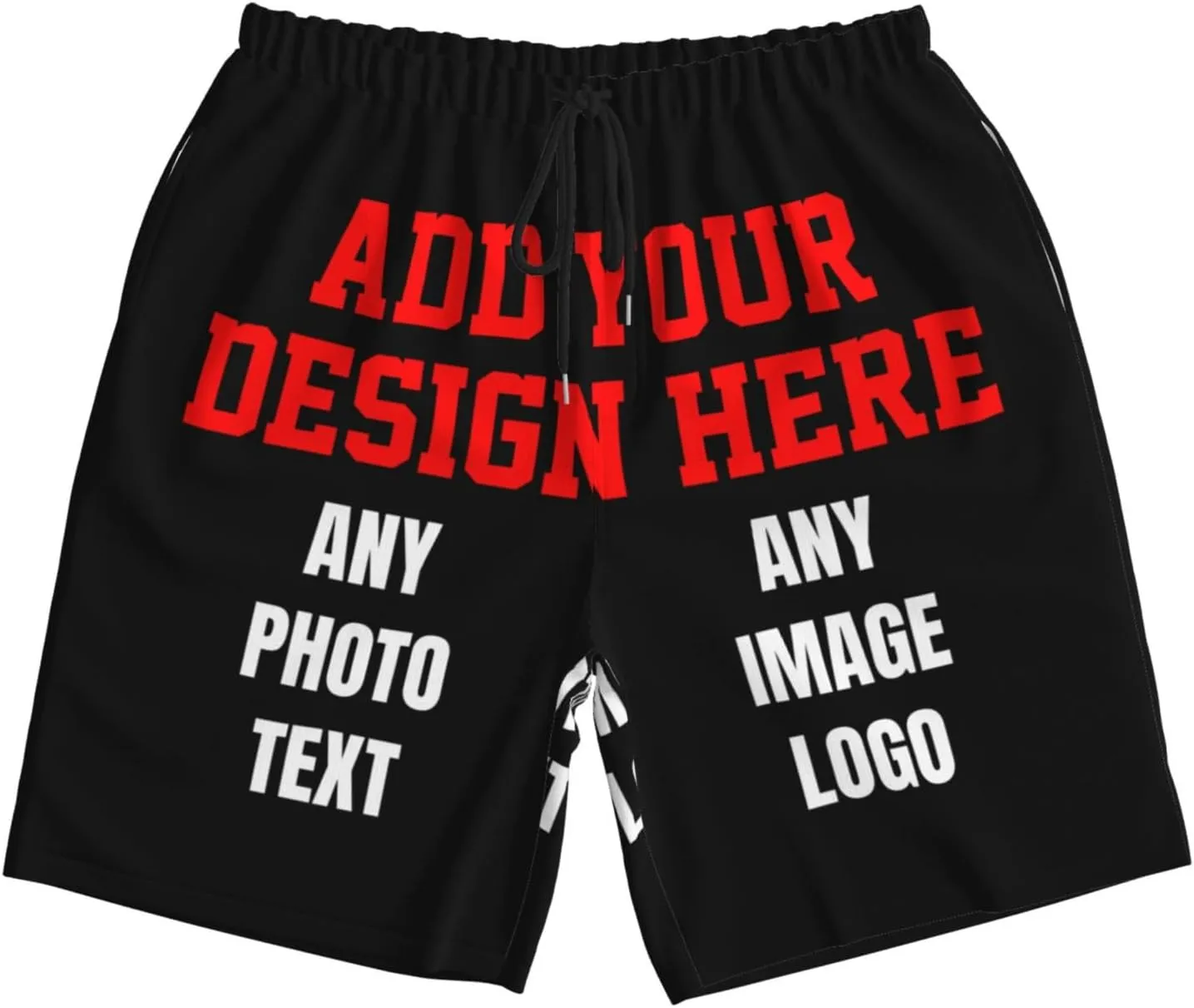 Custom Shorts for Men, Custom Swim Trunks Men Personalized Funny Swim Trunks Beach Board Shorts Swim Shorts Swimwear