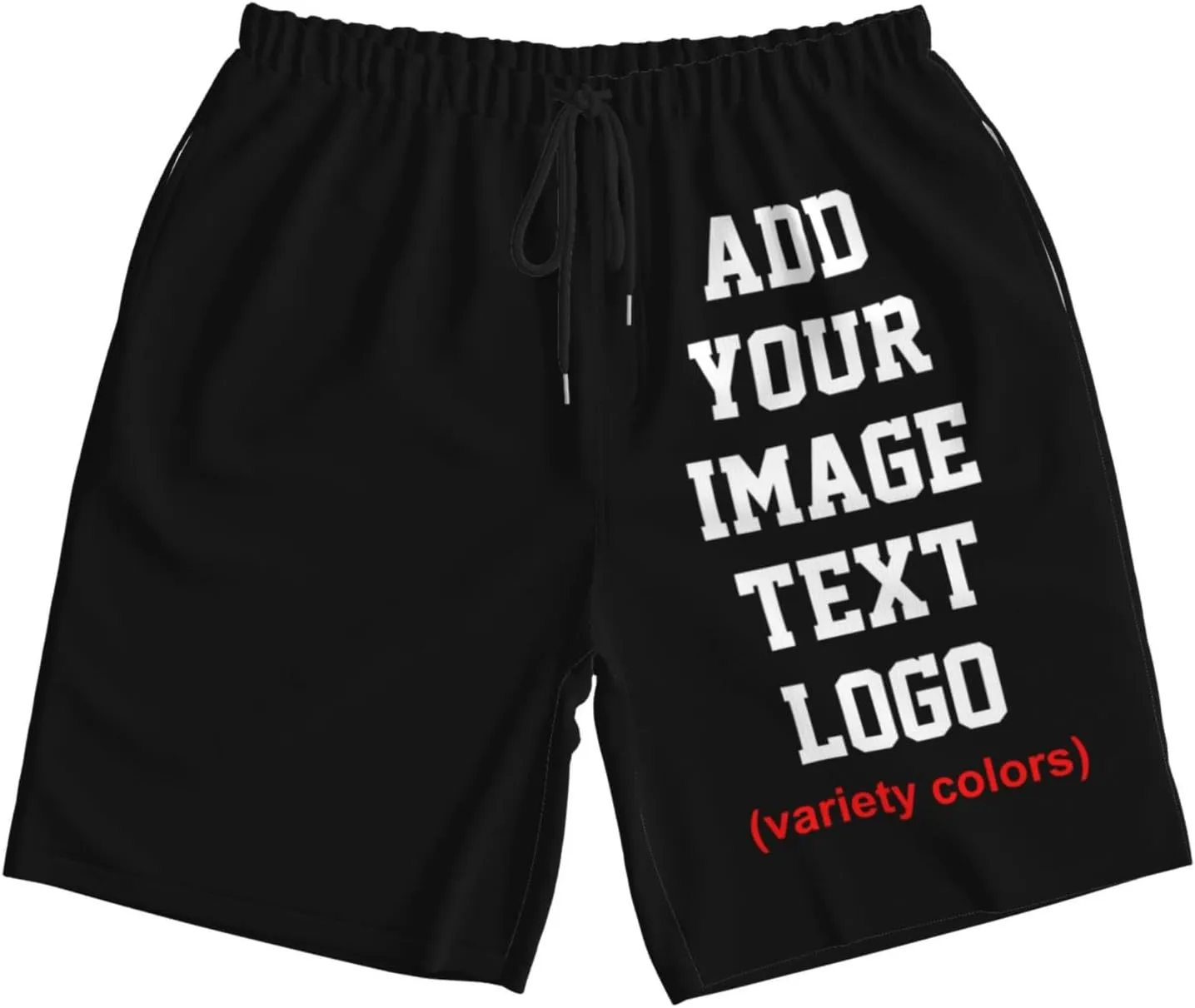Custom Shorts for Men, Custom Swim Trunks Men Personalized Funny Swim Trunks Beach Board Shorts Swim Shorts Swimwear
