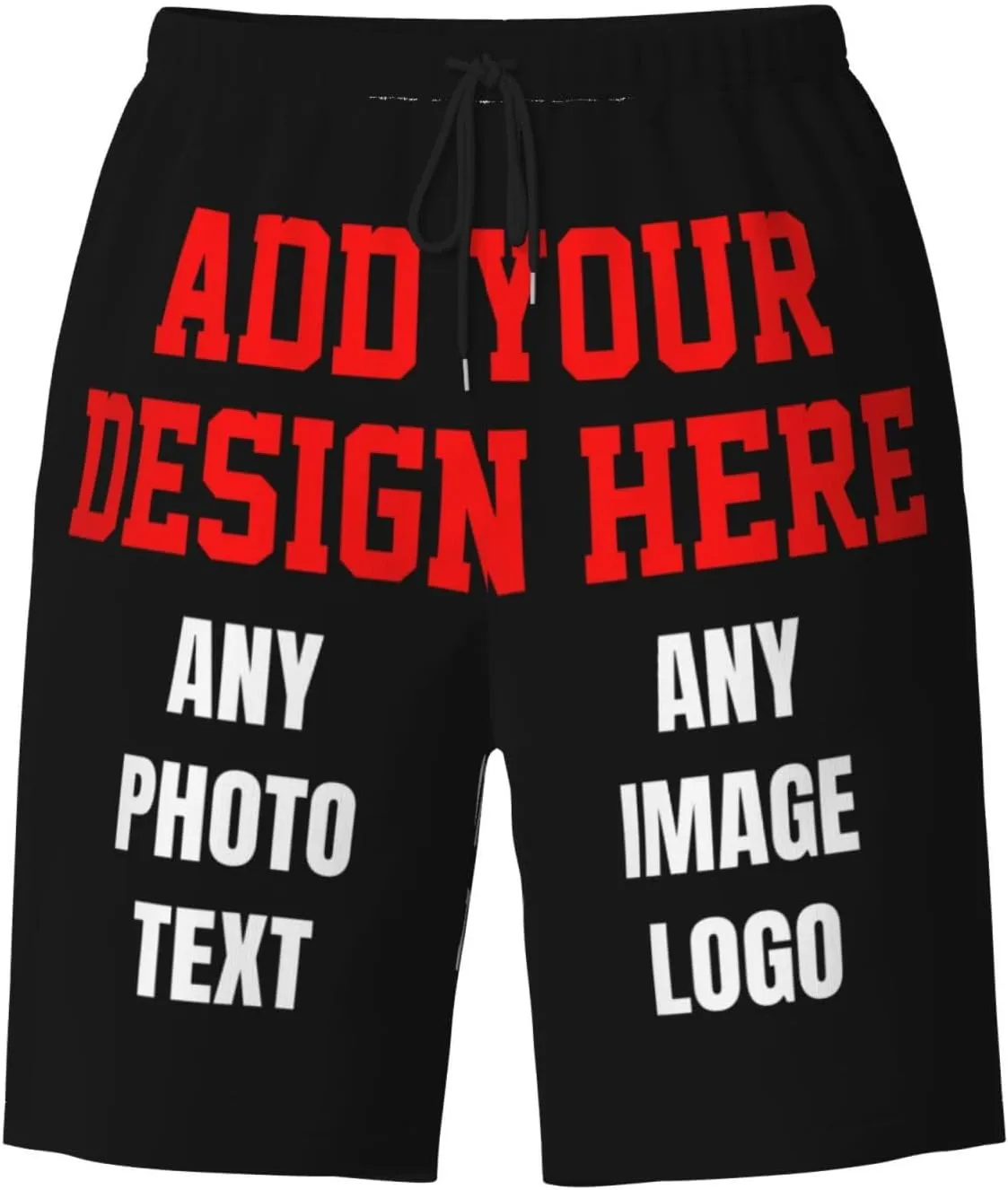 Custom Shorts for Men, Custom Swim Trunks Men Personalized Funny Swim Trunks Beach Board Shorts Swim Shorts Swimwear