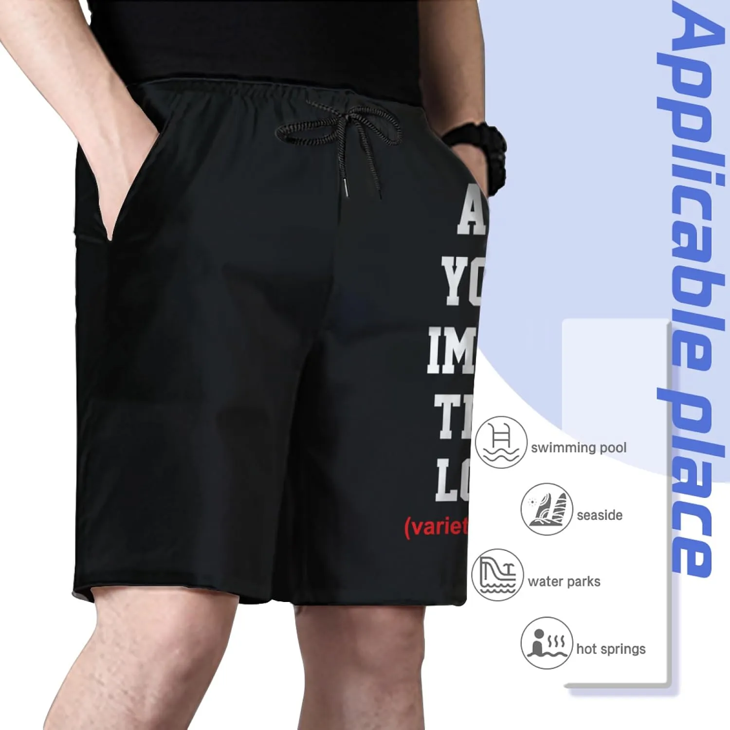 Custom Shorts for Men, Custom Swim Trunks Men Personalized Funny Swim Trunks Beach Board Shorts Swim Shorts Swimwear