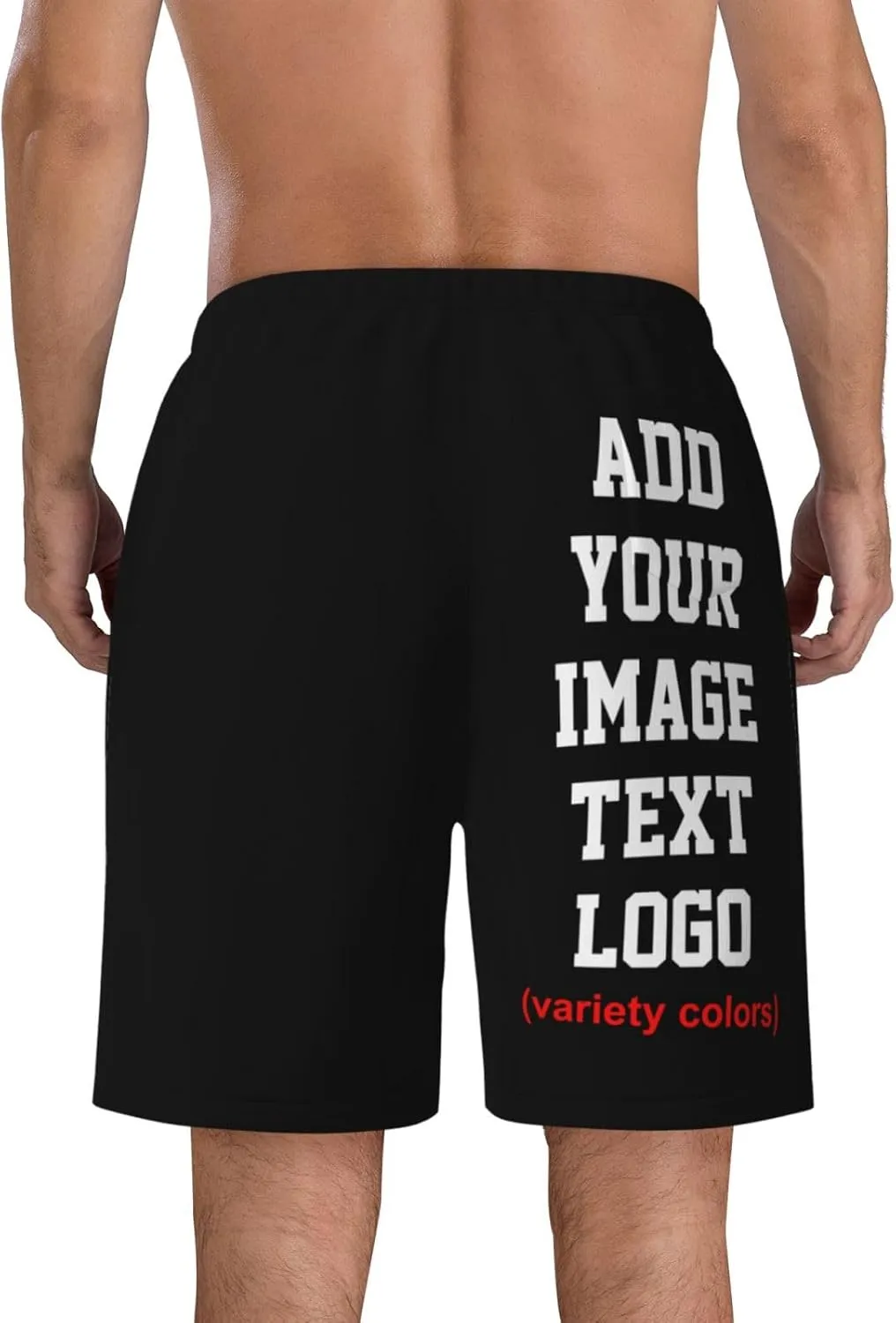 Custom Shorts for Men, Custom Swim Trunks Men Personalized Funny Swim Trunks Beach Board Shorts Swim Shorts Swimwear