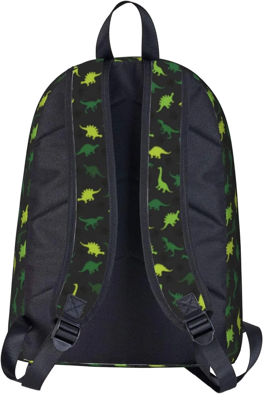 Dinosaur-Green Laptop Backpack for Girls Boys, Customized with Name, 17in