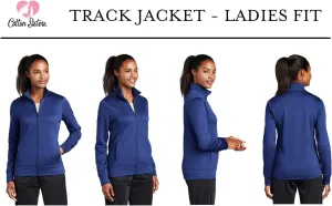 ER Nurse Custom Jacket - Ladies Sport-Wick Fleece NICU Nurse Track Jacket