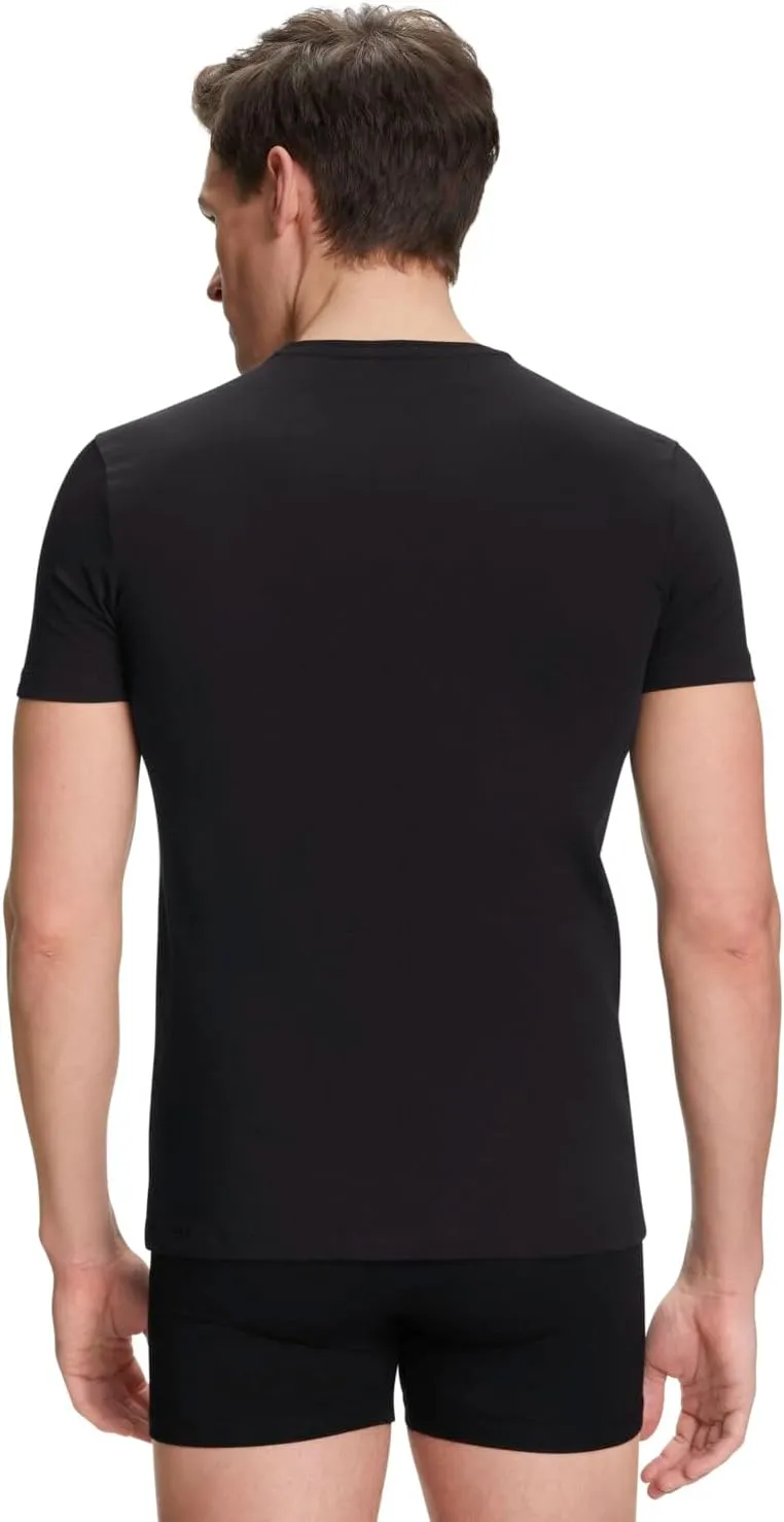 FALKE Men's Daily Comfort Round Neck T-Shirt 2-Pack