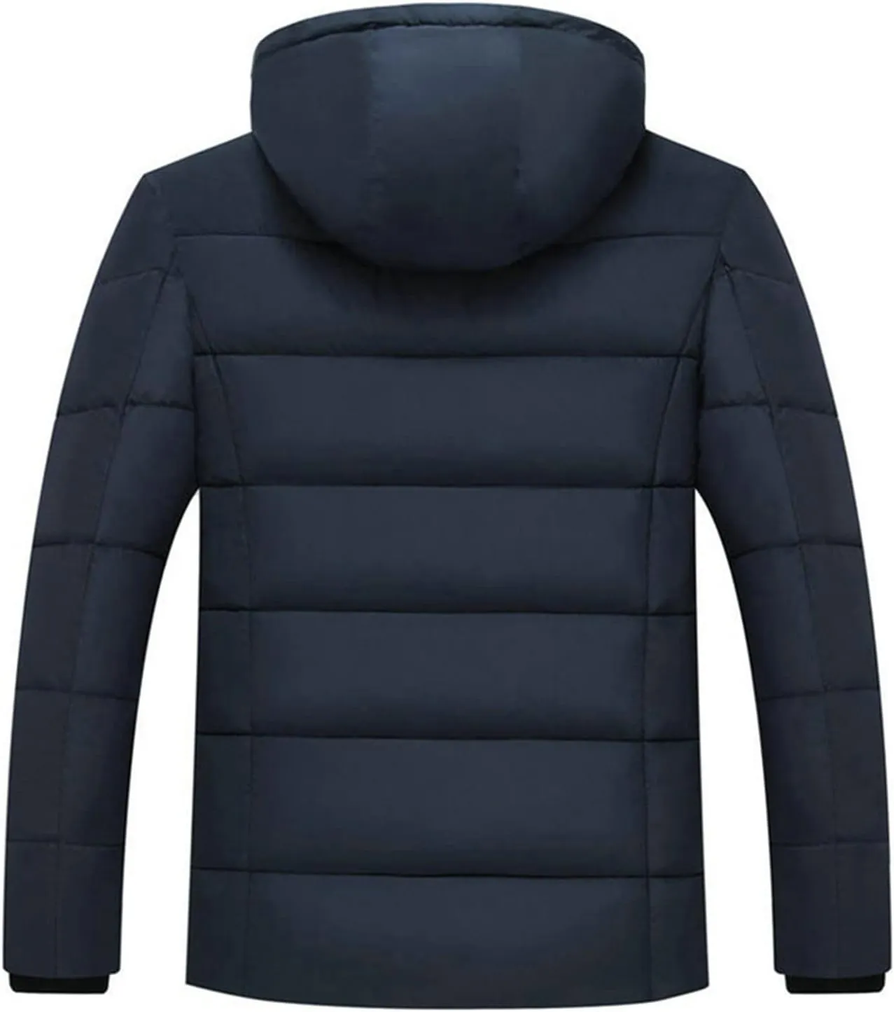 Fashion Men Jacket Coats Thicken Warm Winter Jackets Casual Men Parka Hooded Outwear Cotton-Padded Jacket Coat