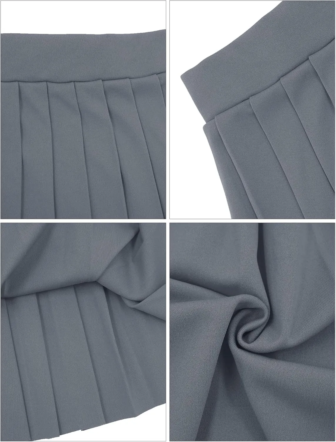 FEOYA Pleated Mini Skirts for Women High Waist Y2K Skirt Short Tennis Skirt A Line Skater Skirts