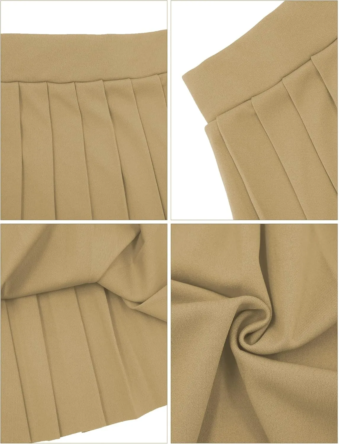 FEOYA Pleated Mini Skirts for Women High Waist Y2K Skirt Short Tennis Skirt A Line Skater Skirts