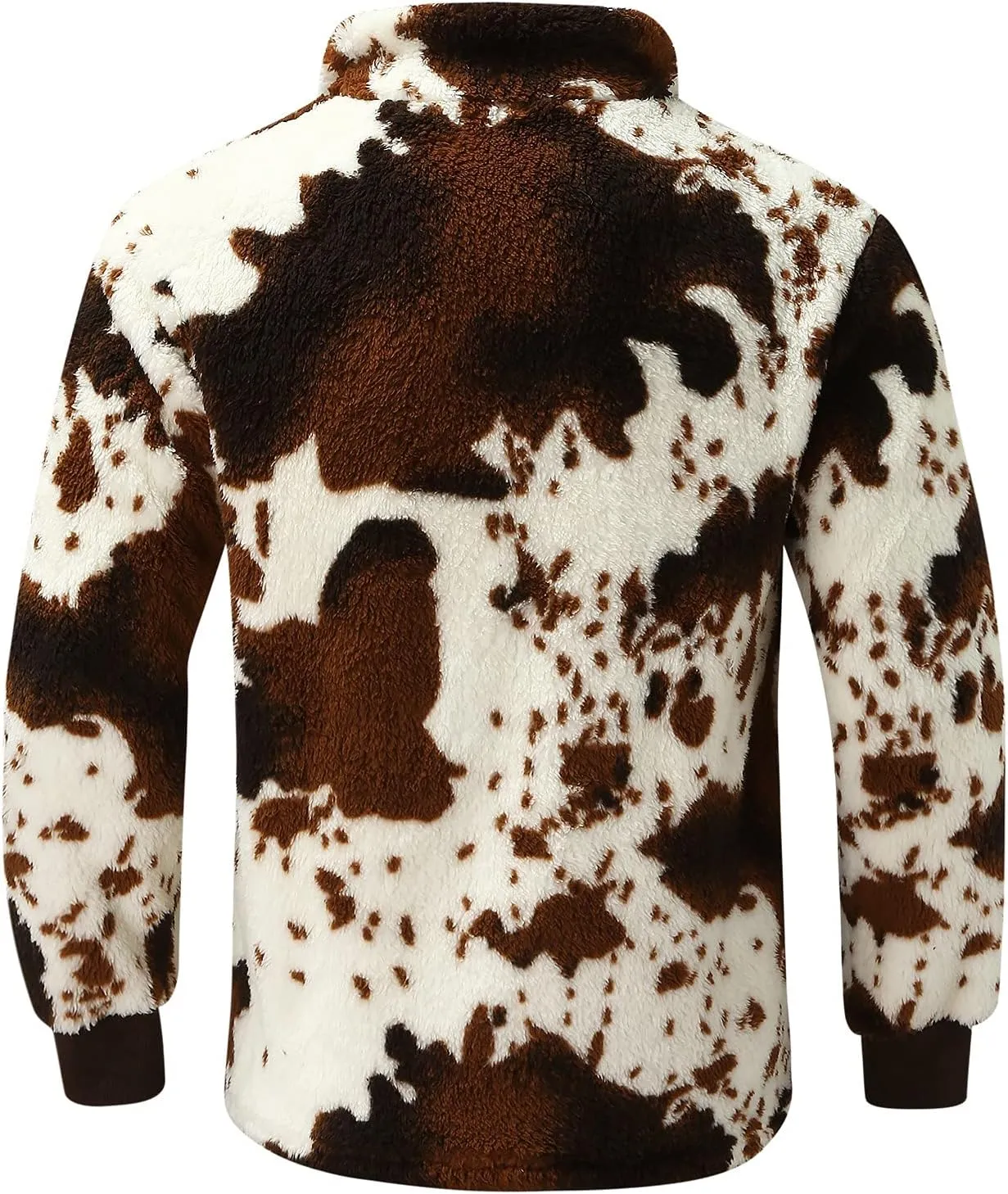 Fleece Jacket Men, Men's Sherpa Fleece Lined Cargo Jackets Button Down Casual Military Winter Thick Warm Coats