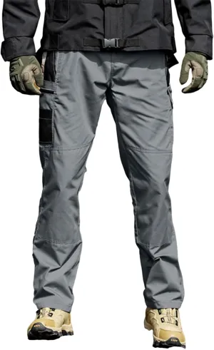 Flexcamo - Tactical Waterproof Pants Men Lightweight Hiking Work Pants Construction Carpenter Mencomfy Cargo Pants