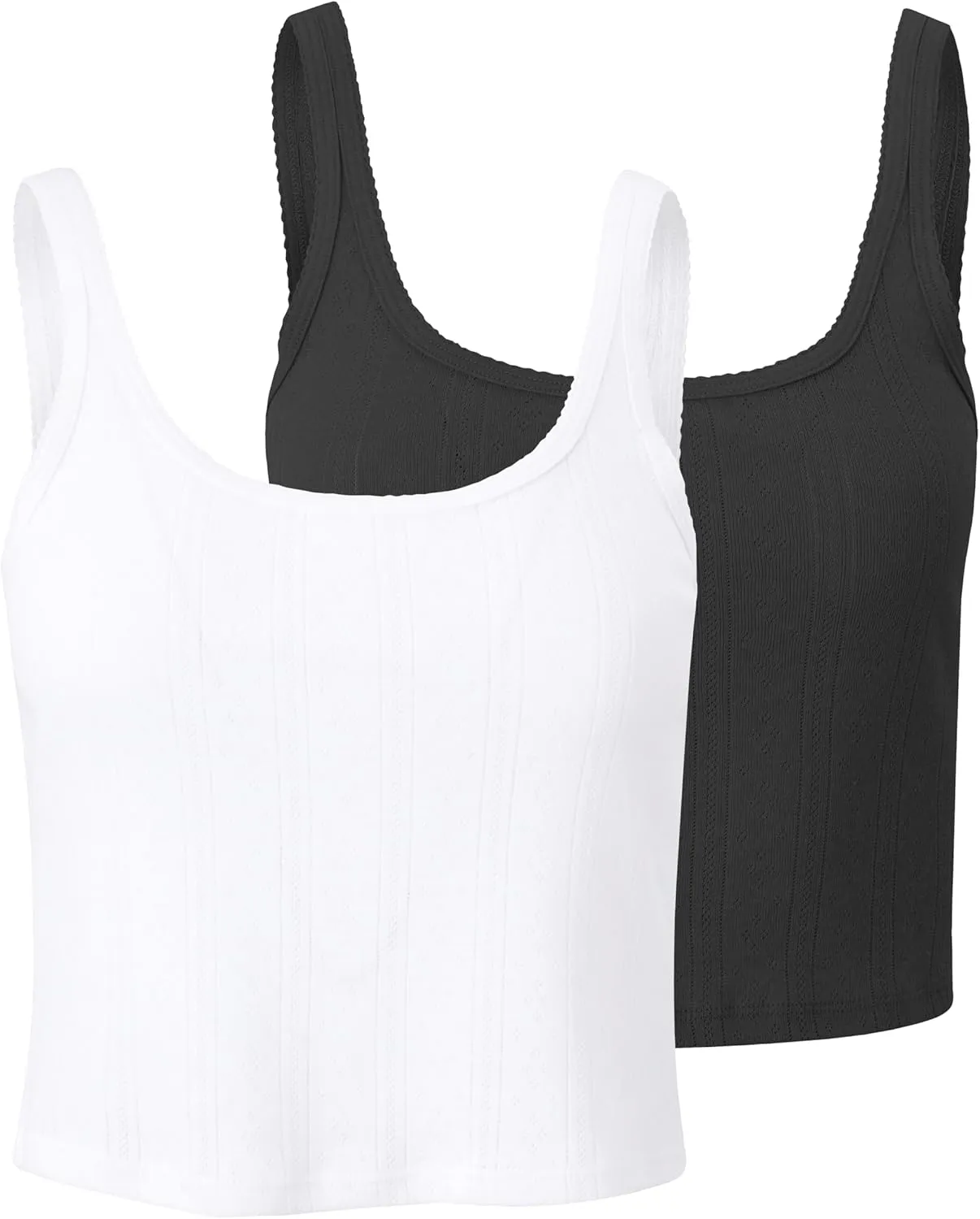 Florence By Mills Women's Cozy Crush Easy Tank, 2 Pack