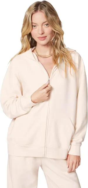 florence by mills Women's Cozy Crush Slouchy Sleeve Oversized Zip Hoodie