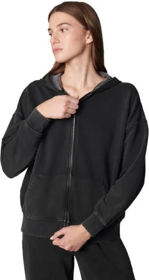 florence by mills Women's Cozy Crush Slouchy Sleeve Oversized Zip Hoodie