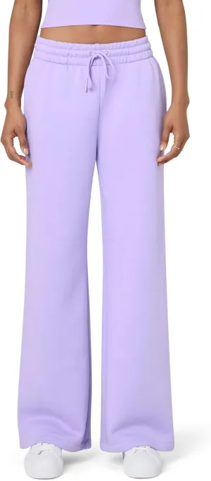 florence by mills Women's Cozy Crush Wide Leg Sweatpant