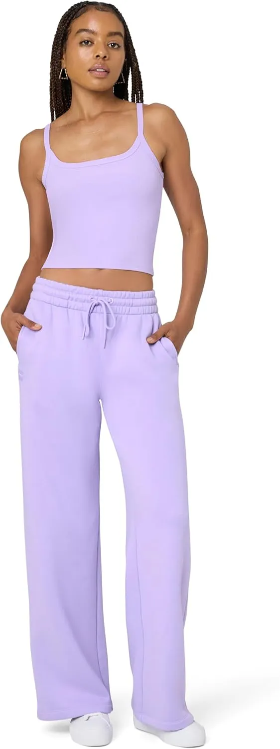 florence by mills Women's Cozy Crush Wide Leg Sweatpant