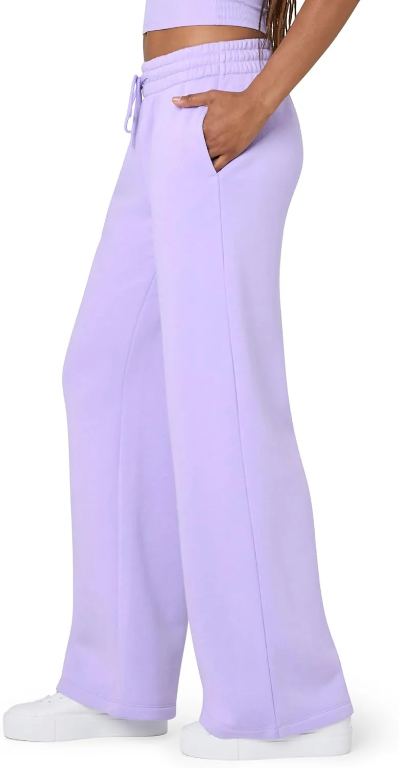 florence by mills Women's Cozy Crush Wide Leg Sweatpant