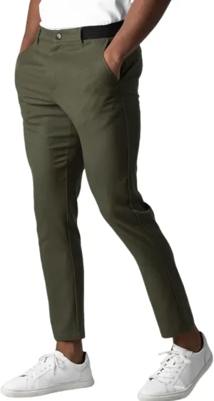 Foueo Active Chinos, Active Chinos Pants for Men Mens Chinos Slim Fit Stretch Skinny Tapered Dress Pants with Pockets