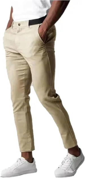 Foueo Active Chinos, Active Chinos Pants Men, Mens Dress Pants Casual Solid Trousers, Slim Fit Stretch Skinny Pants