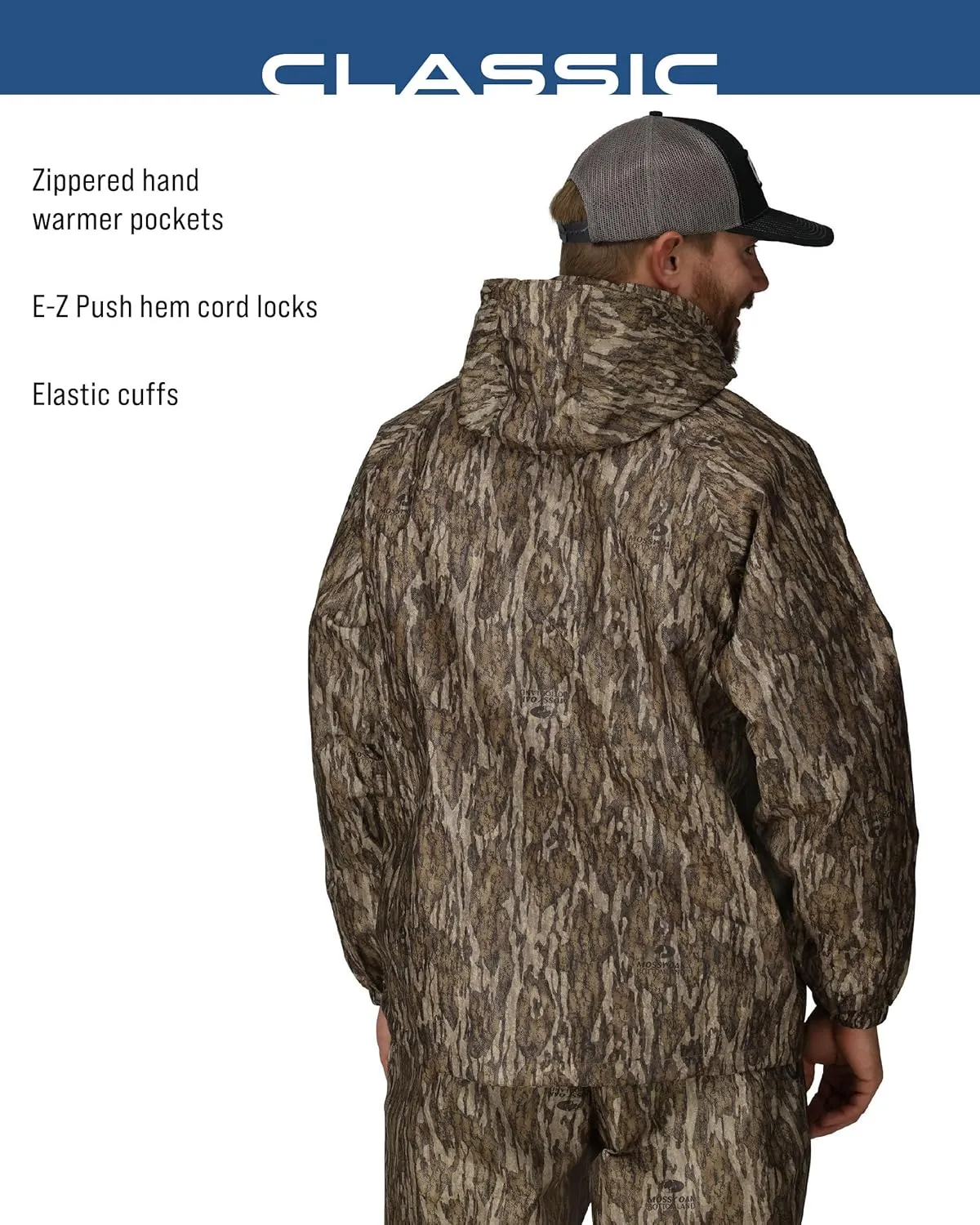 FROGG TOGGS Men's Classic Pro Action Waterproof Breathable Rain Jacket