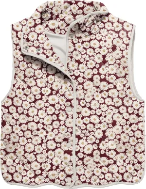 Gacaky Women's Puffer Vest Sleeveless Button Down Outerwear Warm Quilted Lightweight Down Winter Jackets Coats