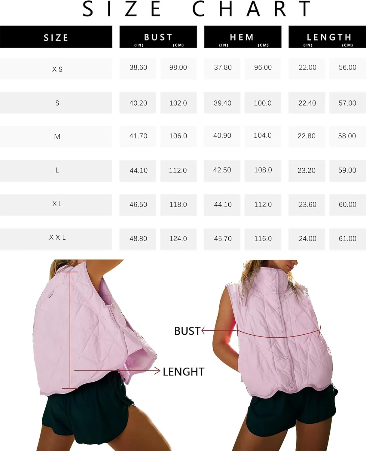Gacaky Women's Puffer Vest Sleeveless Button Down Outerwear Warm Quilted Lightweight Down Winter Jackets Coats