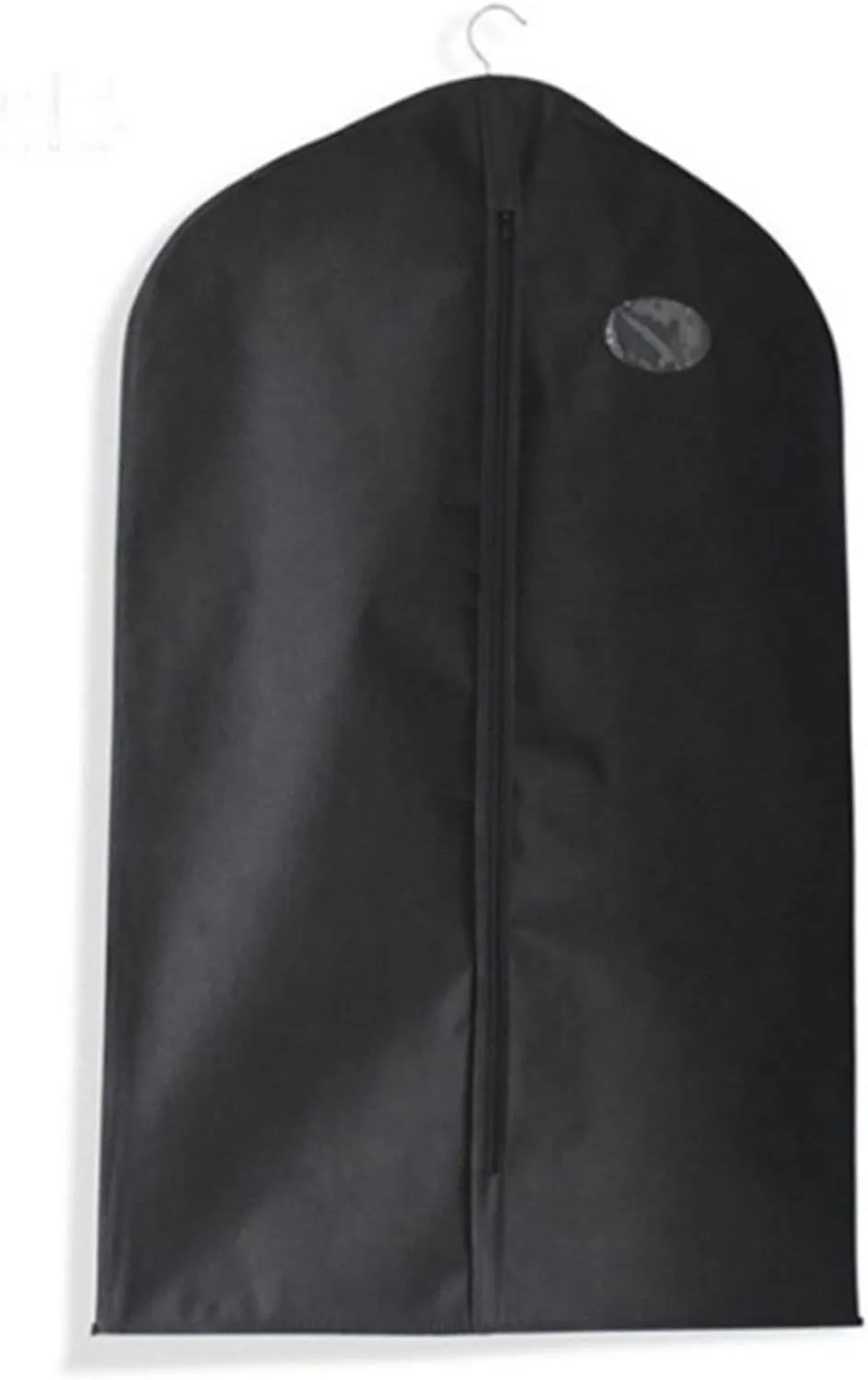 Garment Bags for Hanging Clothes, Suit Covers Bags Black Garment Bags Suit Bag with Clear Window for Men & Women Closet Storage Garment Protector