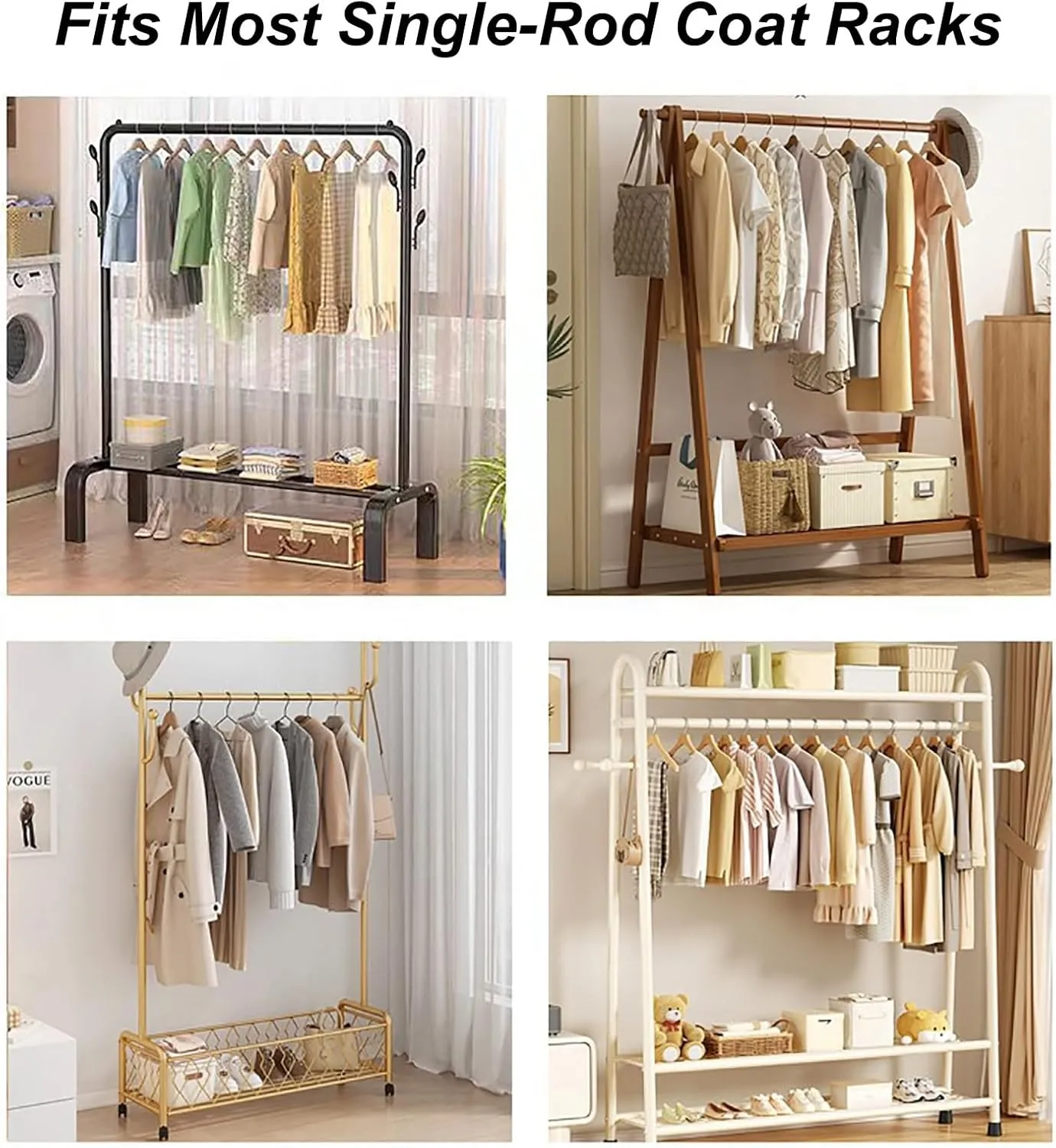 Garment Rack Cover, Washable Clothes Rack Cover Garment Bag for Closet Storage with Clear Window,Suitable for Suits, Dresses, Coats(Gray,80x50x120cm/31x20x47in)