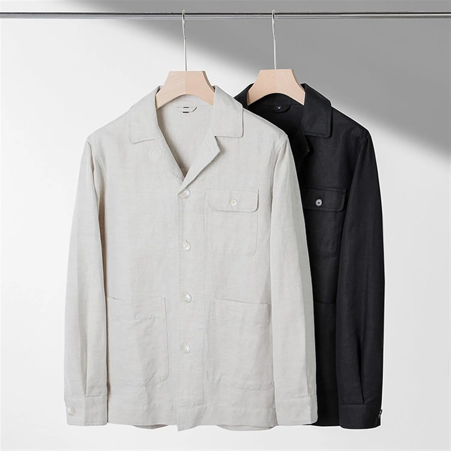 GIBZ Men's Casual Sport Coat Regular Fit Lightweight Ramie Linen Cotton Blazer Jacket Stylish Suit Jackets