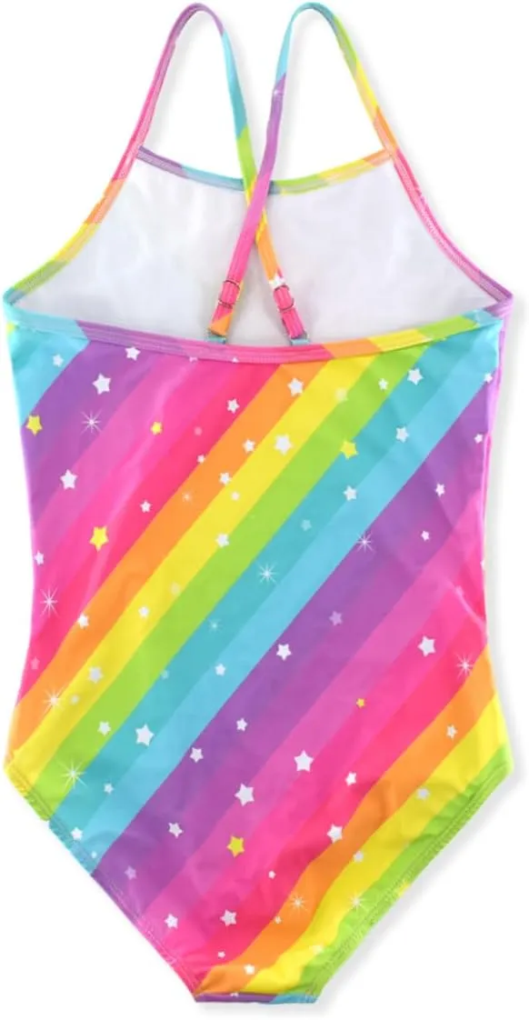Girls One Piece Swimsuit Quick Dry Beach Swimwear Bathing Suit 2-12 Years